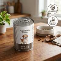 Formule Santé Intestinale Aliment pour Chiens en Conserve 375g Probiotiques et Prébiotiques Ajoutés Soutien Digestif Fabrication OEM Marque Privée