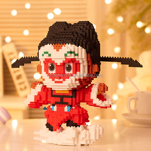 Khỉ Vua Tự Làm Câu Đố <span class=keywords><strong>B</strong></span>ộ Sưu Tập Xây Dựng Khối Hoàn Hảo ABS Nhựa Mô Hình Hộp Bao <span class=keywords><strong>B</strong></span>ì Anime Nhân Vật Trang Trí Nội Thất Câu Đố Trò Chơi Thiết Lập - Product Image 4