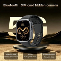 Jam Tangan Pintar H800 AMOLED 2,06 inci dengan Dukungan Kartu SIM GPS, Kamera 2MP yang Dapat Ditarik, Android 8.1