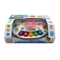 Jouets musicaux pour bébé, jouet volant avec son de feux de circulation, jouet d'apprentissage pour le temps sur le ventre, jouet de développement pour nourrissons