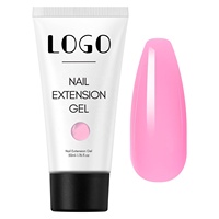 Vernis à ongles en gel poly naturel, écologique, sans HEMA/DI-HEMA, végan, non toxique, paillettes pour extensions d'ongles
