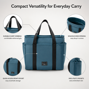 Panier isotherme pliable en polyester non tissé imperméable avec fermeture éclair grande capacité pour canettes et vin - Product Image 5