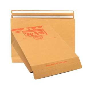 Tùy Chỉnh Riêng Của Bạn Logo Tự Con Dấu Nâu Trắng Kraft Giấy Phong Bì Gửi Thư Túi Vận Chuyển Phong Bì - Product Image 5