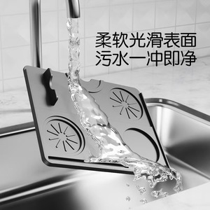 แผ่นรองซิลิโคนกันลื่นสีเทาสำหรับเครื่องชงกาแฟเอสเพรสโซ - Product Image 2