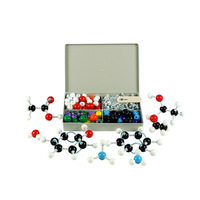 Química 240Pcs-Set Equipo educativo Química inorgánica y orgánica Ciencia Codificado por color Kit molecular atómico