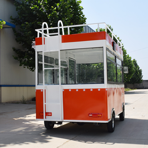 Kiosco de cocina de comida rápida para caravana retro personalizado para catering al aire libre, concesión de coche, camión de comida, remolque, helado, panadería - Product Image 3