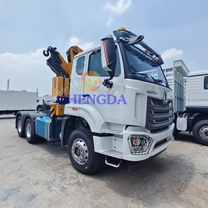 Nouveau <span class=keywords><strong>Camion</strong></span> <span class=keywords><strong>Tracteur</strong></span> Sinotruk Howo NX 6*4 LHD RHD avec <span class=keywords><strong>Grue</strong></span> à Bras Articulé de 8/10 Tonnes, 12/16 Tonnes à Vendre en Chine - Product Image 4