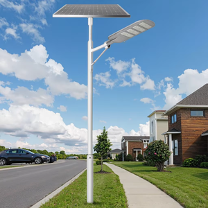 Lampadaires solaires du fabricant à <span class=keywords><strong>prix</strong></span> avantageux, lampadaires solaires LED 300W 400W 500W pour éclairage extérieur - Product Image 6