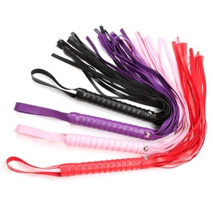Sex <span class=keywords><strong>Toys</strong></span> PU Leather Fetish SM Bondage Sex Whip Flogger <span class=keywords><strong>BDSM</strong></span> Slave Bondage Sex <span class=keywords><strong>Toys</strong></span> For Woman coppie sculacciate Butt giochi per adulti - Product Image 1