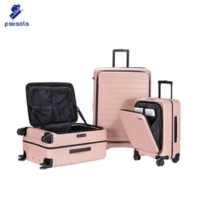 Multifunction Business Carry-On Spinner Suitcase Sets Custom Luggage With Laptop Computer