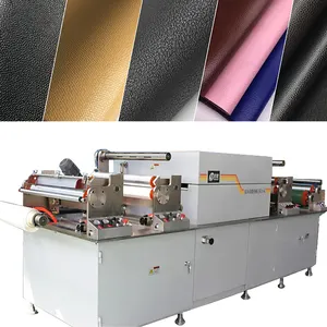 PU PVC 850mm Automatic Making Artificial Leather Laminating Production Machine For Leather Box