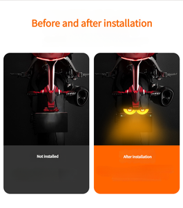 Feu de plaque d'immatriculation LED pour <span class=keywords><strong>moto</strong></span>, scooter, <span class=keywords><strong>moto</strong></span> tout-terrain, VTT, nouveau feu arrière décoratif, signal de recul, lumière stroboscopique d'avertissement - Product Image 6