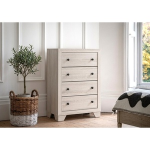 Cómoda Moderna Blanca TSCA CARB P2 con Cajones, Mueble Organizador para Dormitorio, Modelo B6982, Gran Venta - Product Image 1