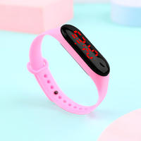 Montre LED personnalisée avec logo, directement de l'usine, 2026, mode décontractée, sport, écran tactile, étanche, pour étudiants, femmes et hommes