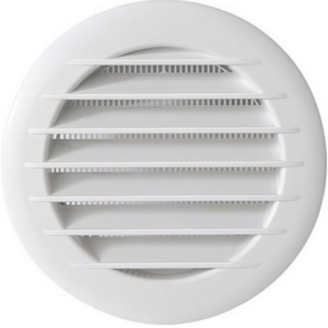 Round Recessed <b>Grille</b> White PP 100 Mm <b>Ventilation</b> Fan Part - Product Image 2