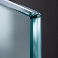 Verre trempé pour mur-rideau, porte de salle de bain et cave à vin, taille, couleur et épaisseur sur mesure, fournisseur en gros