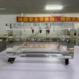 Customized Acrylic Pressurized Experimental Water Tank Sealing Experimental Instrument With Pulley Testing Device - Product Image 2