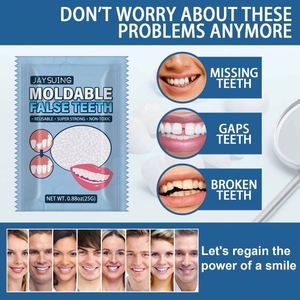 JAYSUING - Tratamiento Dental Temporal Multiusos, No Tóxico, Reutilizable, Moldeable, <span class=keywords><strong>Dientes</strong></span> Postizos, <span class=keywords><strong>Pegamento</strong></span> Sólido, Accesorios para Blanqueamiento Dental - Product Image 5