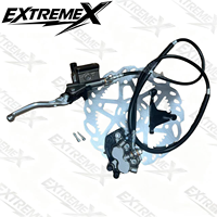 Kit d'étriers de frein hydrauliques renforcés CNC pour moto tout-terrain Sur-Ron Light Bee X Ultra Bee, pièces de mise à niveau de freinage anti-décoloration pour tout-terrain