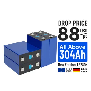 EXLIPORC EU Stock 2-3 Days Fast Deliver EV 308Ah LiFePO4 Battery Cell LF280K LFP Lithium Battery Cells Solar Battery