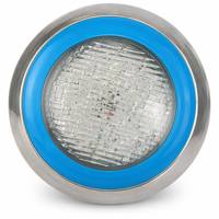 Luz LED Sumergible para Piscina de 12W AC12V IP68 RGB+RF, Acero Inoxidable, Lente Prismática Blanca