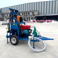 Équipement de forage de puits d'eau, forage de puits de 200 mètres, plateforme de forage hydraulique pour puits d'eau
