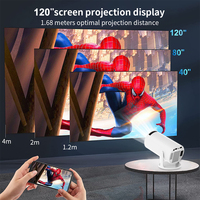 Proyector de Video LCD HTP S66, Directo de Fábrica, Smart WIFI, Full HD 720P, LED, Home Theater, 4K Full HD