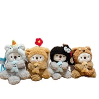 Kreativer und Niedlicher Handgenähter Plüsch-Otter Kopfband-Anhänger Schlüsselanhänger Cartoon Seeotter Taschenanhänger Paar-Geschenk