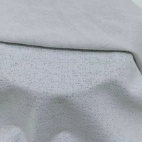 Tissu tricoté gris chiné mélangé 74/78'' 180 g/m² extensible dans les quatre sens, ultra doux pour vêtements de sport, lingerie, hauts décontractés, fabrication en gros