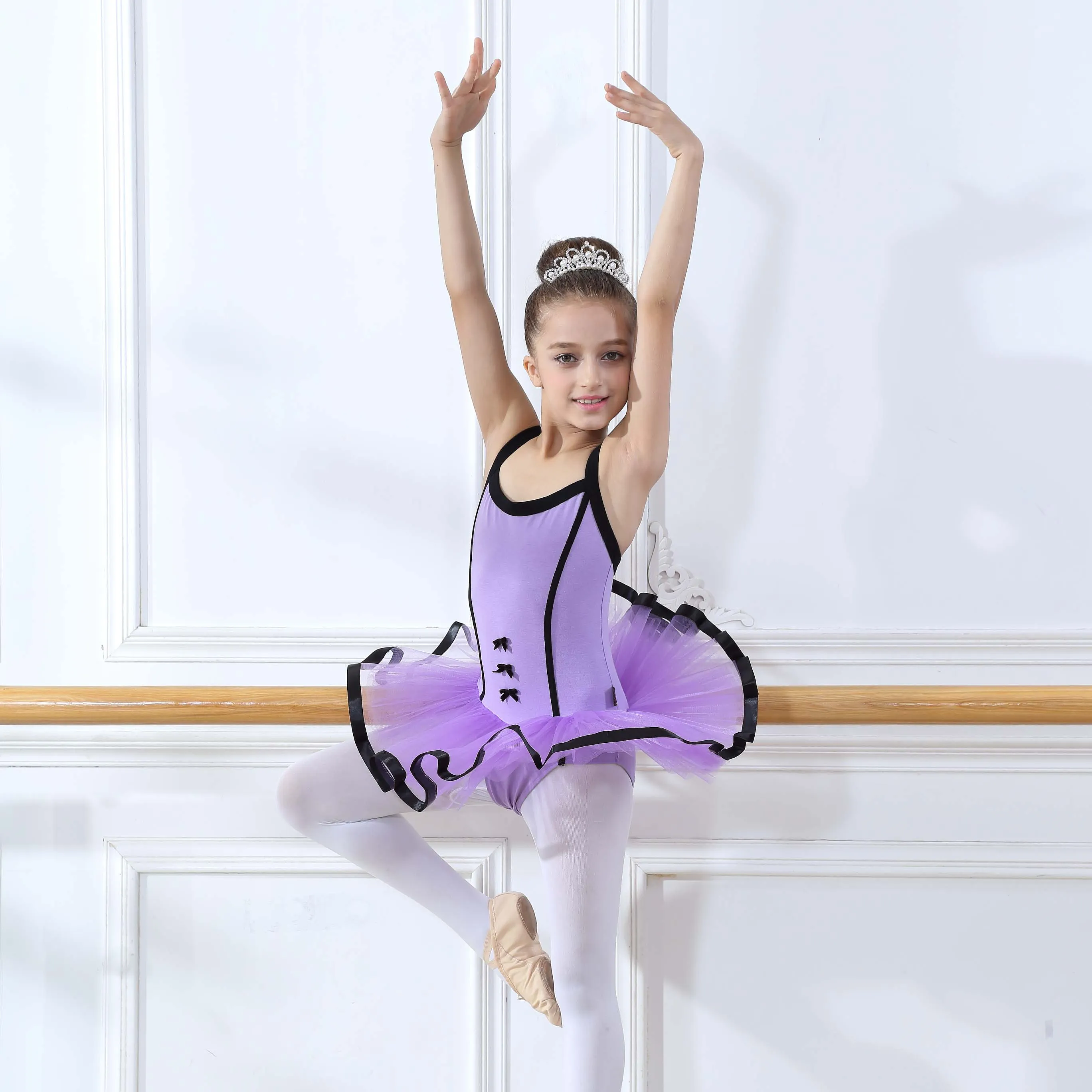 Fabrik Großhandel Baby Mädchen Kinder Ballett Tutu Tanz Klassiker Ballett Röcke Leistung Tragen Sie Kostüme Mädchen Tutu Mädchen Kleider