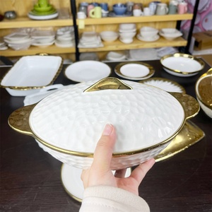 Pentole per zuppa e brodo in ceramica di lusso all'ingrosso pentole per zuppa di piccole dimensioni utensili da cucina