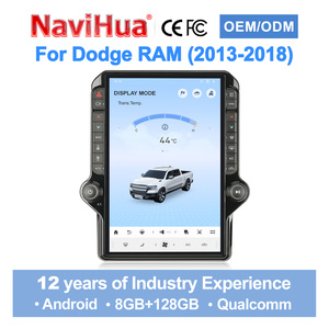 Navihua 14,4 pouces Android 14 Autoradio avec CarPlay DSP GPS Système Multimédia Écran Tactile pour Dodge Ram 2013-2018 Stéréo - Product Image 1