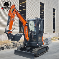 Livraison Gratuite Mini-Excavatrice à Chenilles Neuve pour Usage Domestique, 3 Tonnes, 2 Tonnes, EURO 5, Moteur Kubota EPA, Excavatrices à Chenilles 3.5 Tonnes