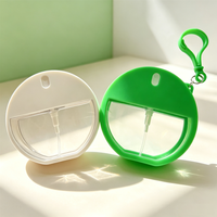 Flacon pulvérisateur rond simple de type carte 30 ml, rechargeable, pour cosmétiques hydratants, avec brume fine