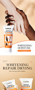Crema de manos personalizada al por mayor, loción corporal al por mayor, crema blanqueadora, crema hidratante portátil para aclarar el tono de la piel. - Product Image 6