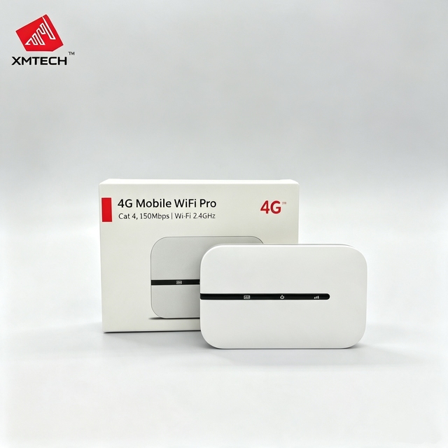 Portable 4G LTE WiFi MIFI Router Car & Outdoor Travel Companion with Firewall Function Supports 2.4G Frequency Plug in Sim Card