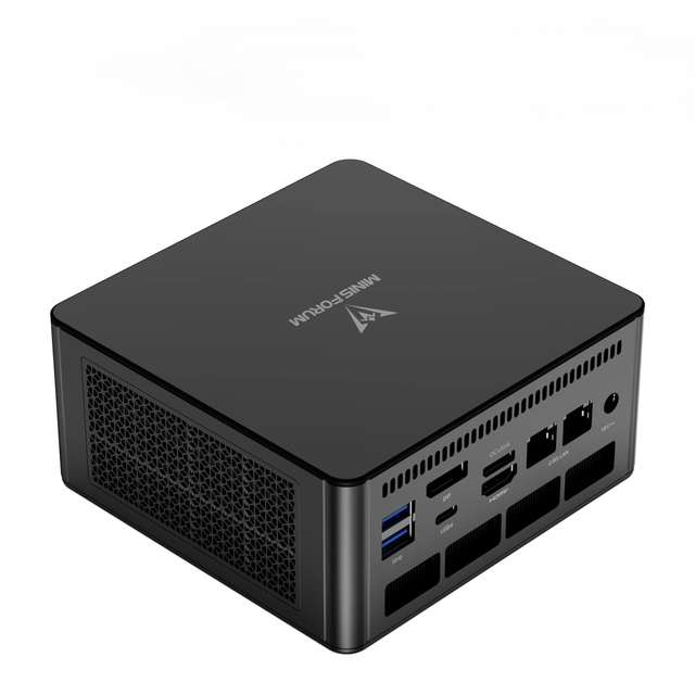 MINISFORUM UM880/UM890 Pro AMD R7 8845HS R9 8945HS Mini PC Dual DDR5 5600MT/s M.2 PCIe4.0*2 SSD Dual 2.5G RJ45 OCulink Gaming PC