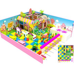 Équipement populaire et écologique pour parc d'attractions intérieur pour enfants, production personnalisée, <span class=keywords><strong>labyrinthe</strong></span>, toboggan, thème <span class=keywords><strong>Princesse</strong></span> rose - Product Image 3