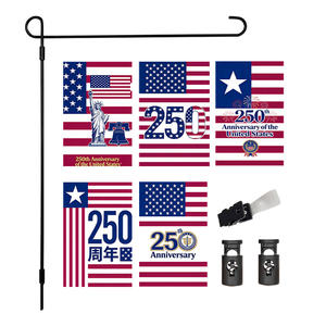 Drapeau de jardin personnalisé Aigle chauve imprimé numériquement, éco-responsable, 250 ans de l'Amérique, USA, Bannière Liberté, 1776-2026 - Product Image 5