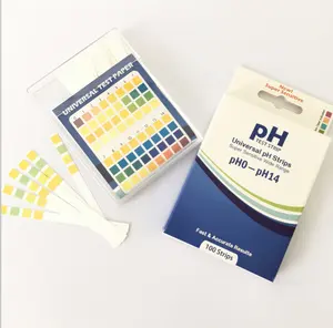 شرائط اختبار pH, شرائط اختبار pH 0-14 للبول واللعاب والتربة والبركة وشرائط اختبار مياه الشرب