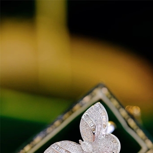 Anillo de Compromiso y Boda Xinfly Love Lady, Joyería Fina de Moda, Oro Sólido de 18K, Diseño de Ojo de Caballo de 0.55ct - Product Image 2