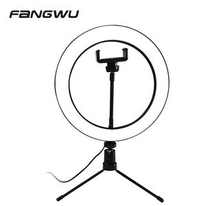Factory Custom Fill Live Stream Deck 10 Inch Ring Light With Tripod Stand - Product Image 1