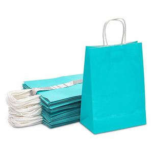 Bolsas de Regalo de Alta Calidad con Asas para Mercancía de Fiesta, Almuerzo Diario, Boutique, Supermercado, Tienda Minorista, Bolsa de Papel para Empaque - Product Image 1