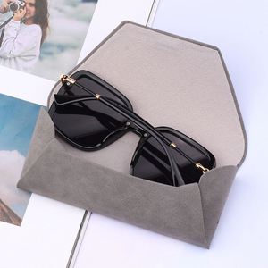 Wholesale Logo Custom 4 Colors PU Leather Cover Sunglasses <b>Case</b> <b>for</b> Women Men Portable Hard <b>Glasses</b> <b>Case</b> Box - Product Image 3