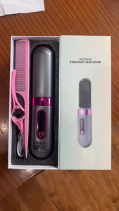 <span class=keywords><strong>Brosse</strong></span> <span class=keywords><strong>lissante</strong></span> sans fil 2026, puissance 50W, lisseur sans fil portable, rechargeable, écologique, corps en PC - Product Image 5