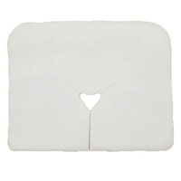 60G 100% Grande Taille Coton Jetable Salon Non-tissé Chevet Repose Visage Taie D'oreiller Avec Trou pour Chaise De Massage Sauna Spa