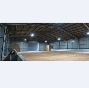 Grange <span class=keywords><strong>agricole</strong></span> préfabriquée en acier, structure <span class=keywords><strong>métallique</strong></span>, entrepôt de taille moyenne pour l'utilisation dans les ranchs - Product Image 3