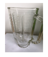 Bol de mixeur en verre de 1,5 L avec lame en acier inoxydable, usage domestique, compatible avec les mixeurs National
