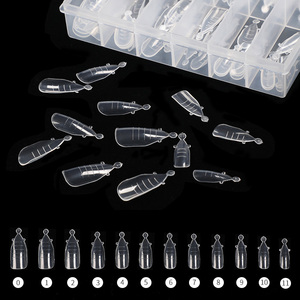 120pcs Full Cover <b>Nail</b> Dual Forms Quick Building Gel System <b>Extension</b> Mold Tips for <b>Nail</b> Art - Product Image 5