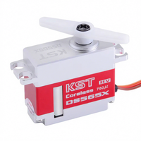 Servos RC KST DS565X 8.4V 6.00Kg.cm 0.05sec HV sans noyau à engrenages métalliques numériques 2BB 760us pour UAV, hélicoptères 450 500 et pièces de rechange d'avions